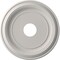 Ekena Millwork Traditional PVC Medallion (Canopies up to 9 1/2"), 16"OD x 3 1/2"ID x 1 3/8"P, Satin Blossom White CMP16TRGBW - alternate 1